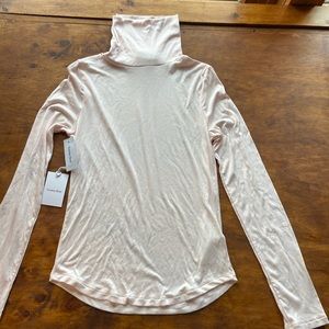 Aritzia Tencel Modal Turtleneck Pink